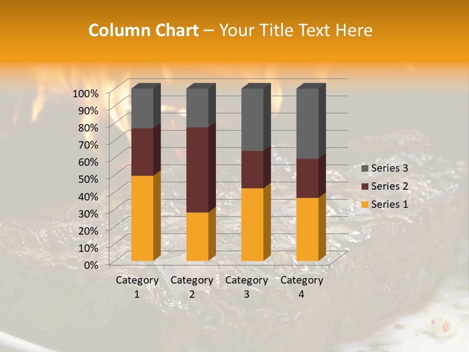 Eat Flame Roast PowerPoint Template