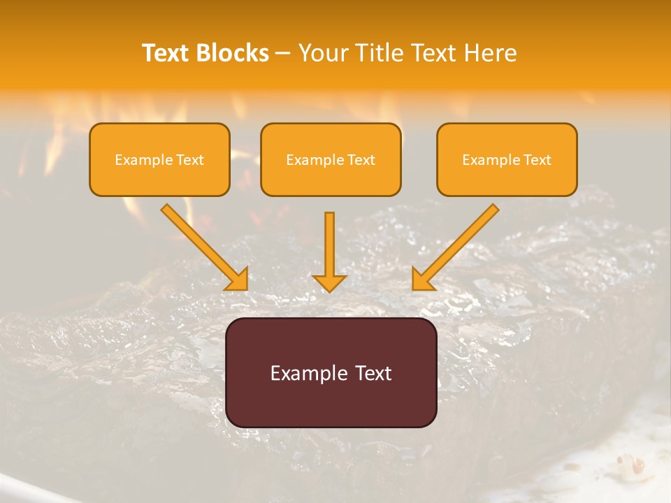 Eat Flame Roast PowerPoint Template