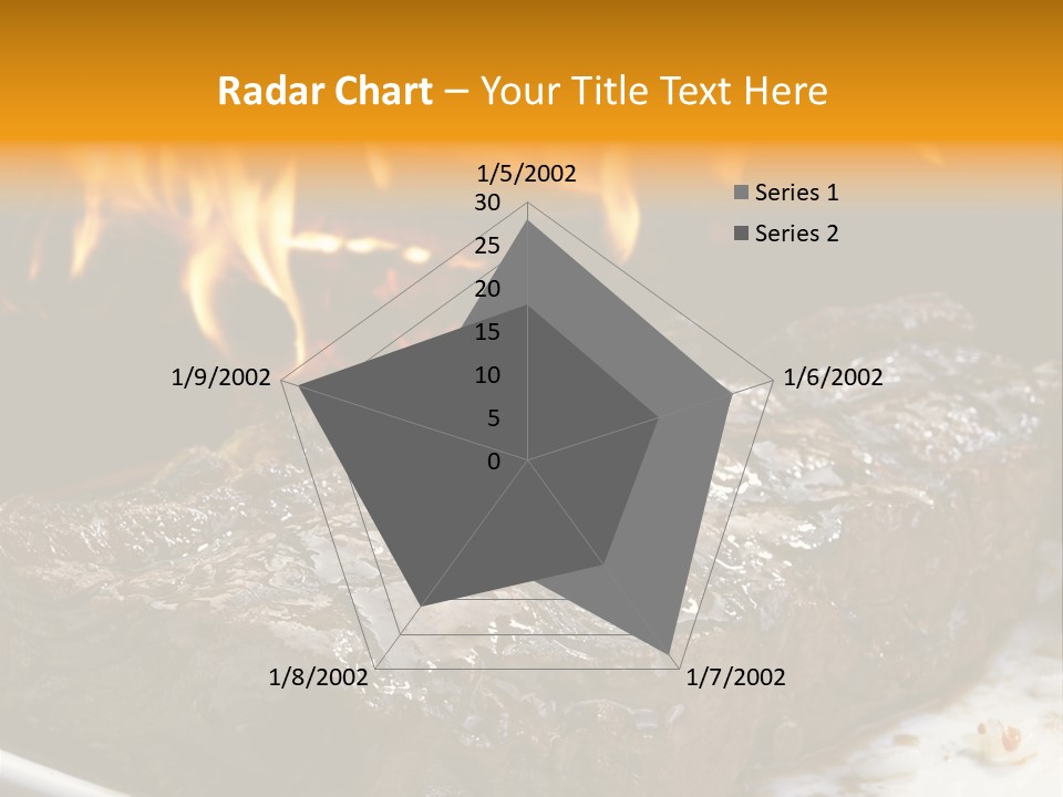 Eat Flame Roast PowerPoint Template