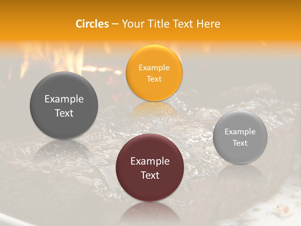 Eat Flame Roast PowerPoint Template