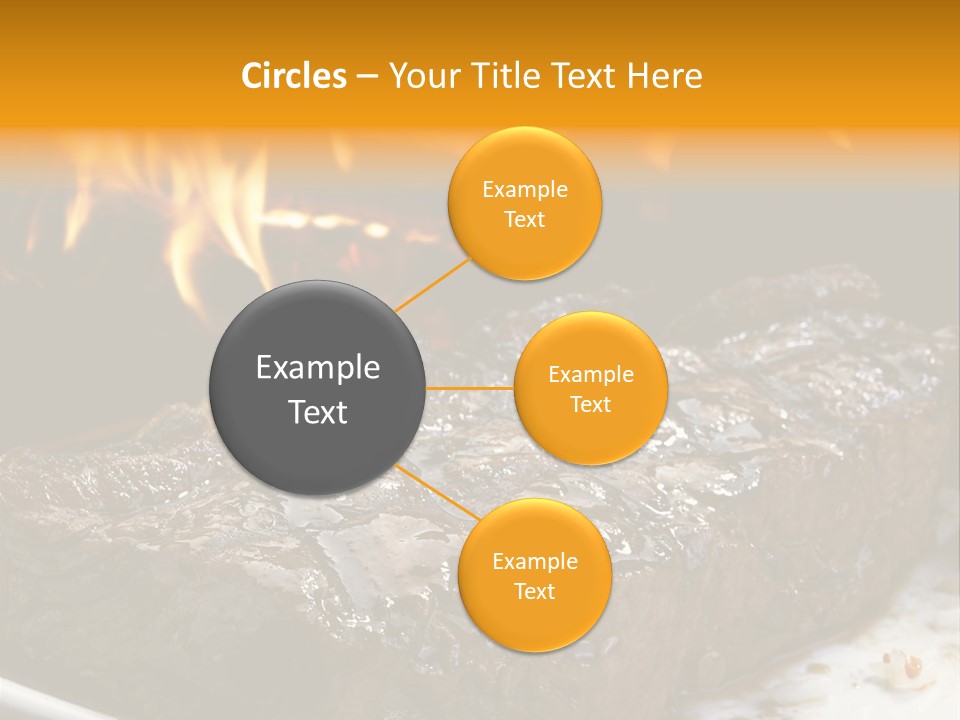 Eat Flame Roast PowerPoint Template