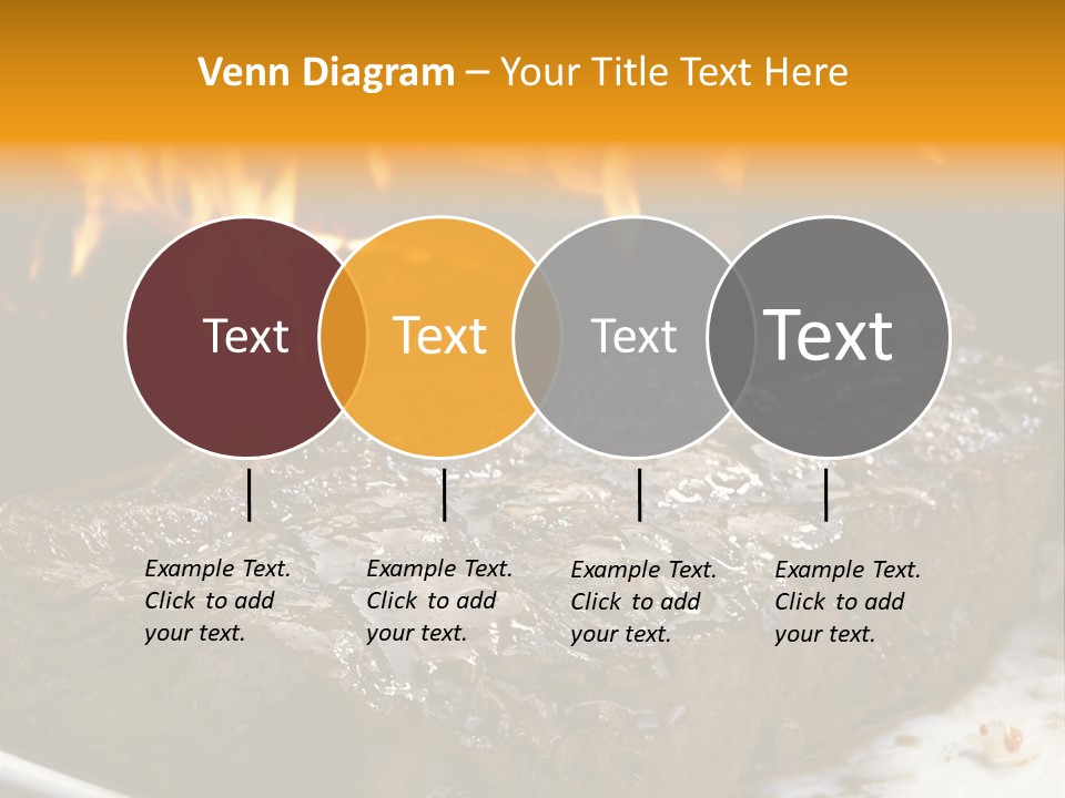Eat Flame Roast PowerPoint Template