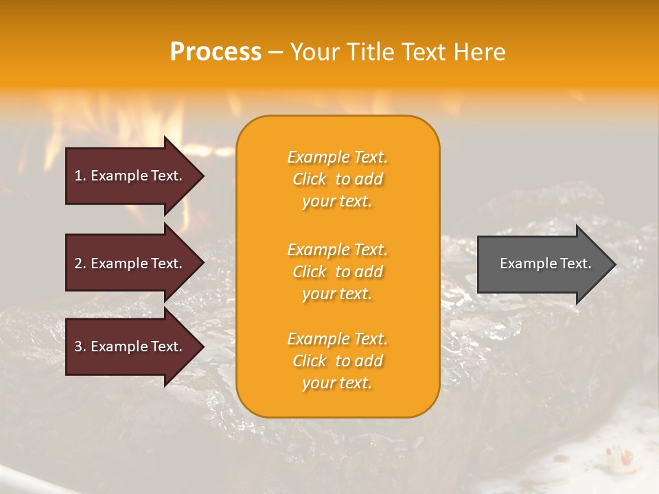 Eat Flame Roast PowerPoint Template