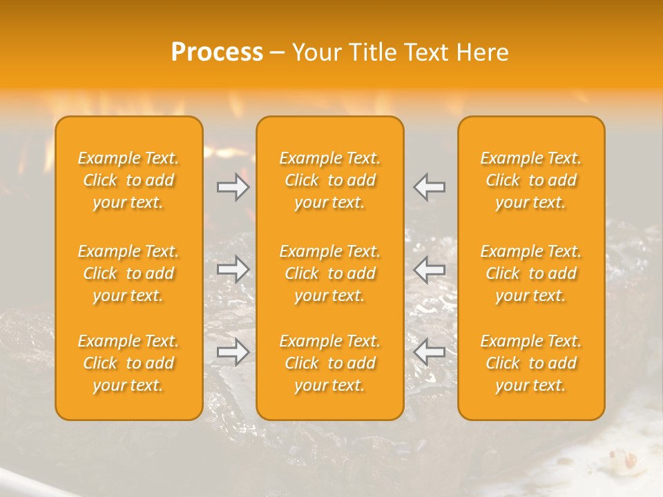 Eat Flame Roast PowerPoint Template