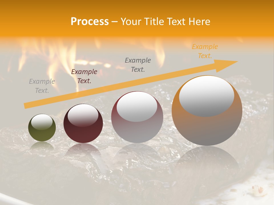 Eat Flame Roast PowerPoint Template