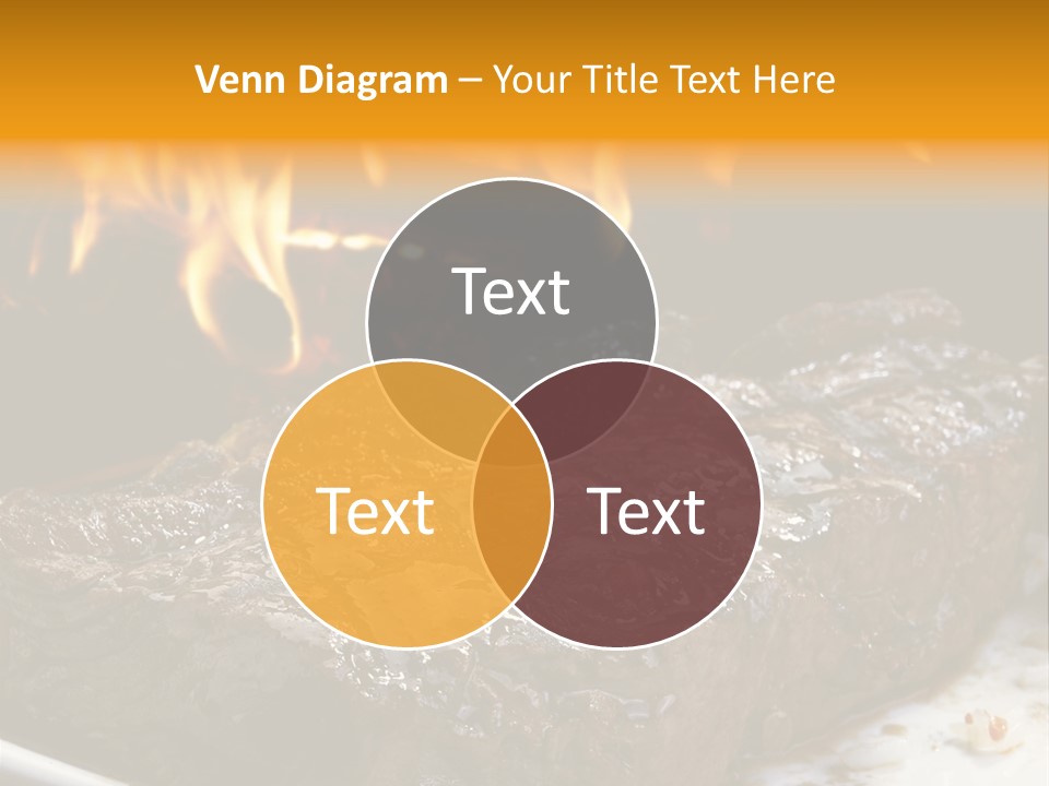 Eat Flame Roast PowerPoint Template