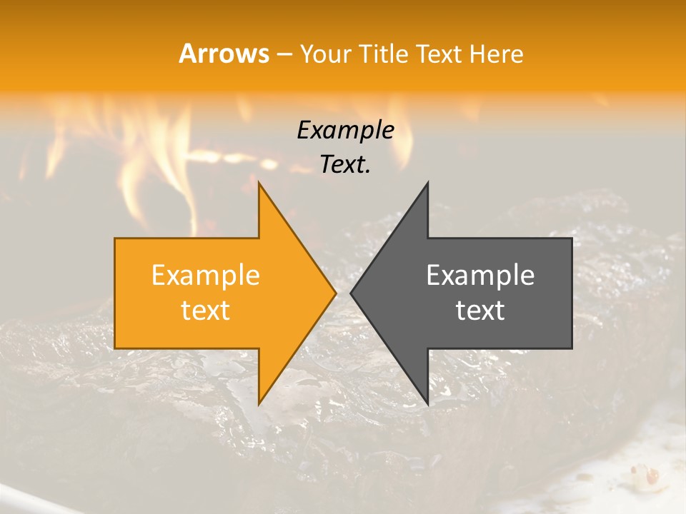 Eat Flame Roast PowerPoint Template