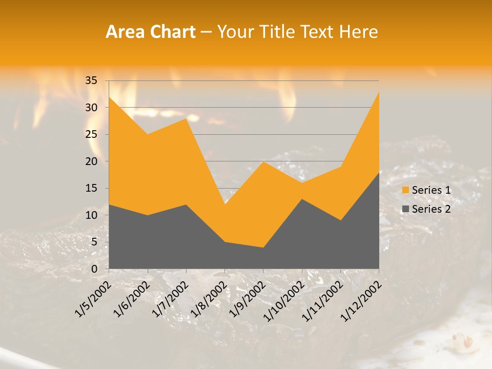 Eat Flame Roast PowerPoint Template