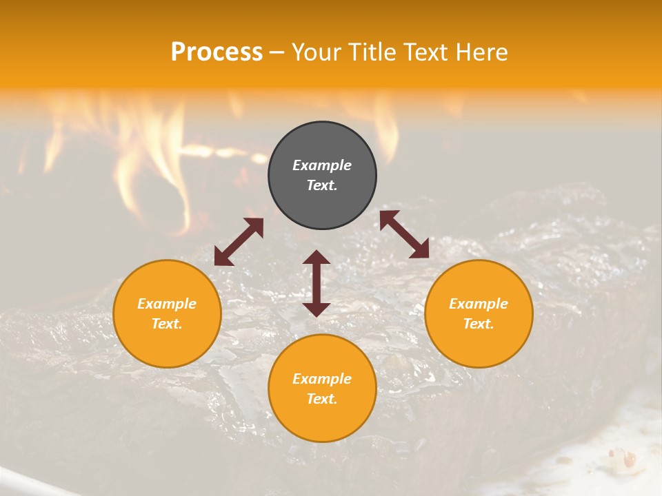 Eat Flame Roast PowerPoint Template