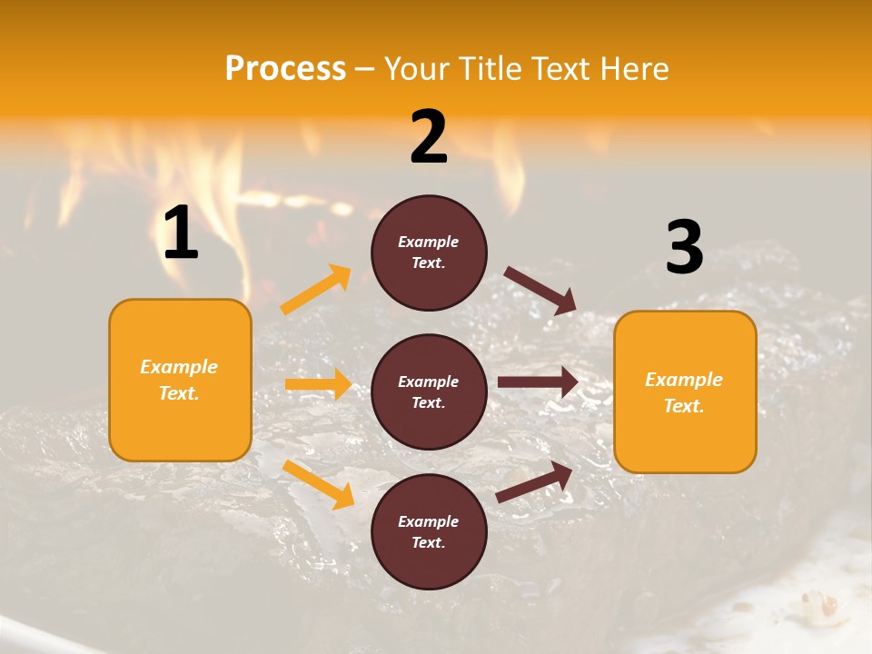 Eat Flame Roast PowerPoint Template