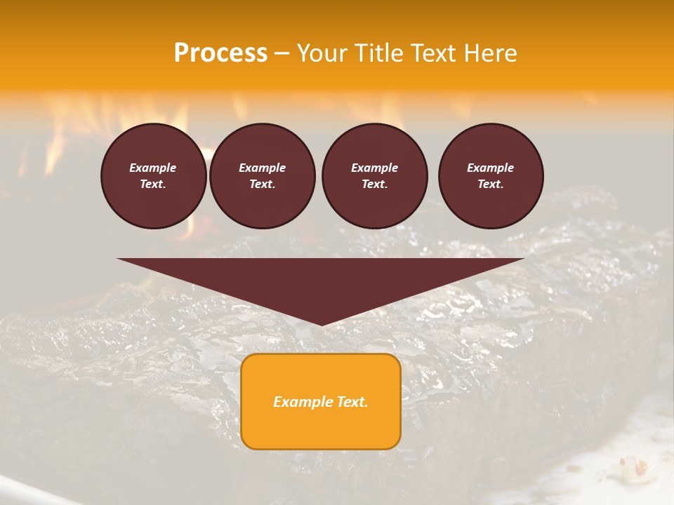 Eat Flame Roast PowerPoint Template