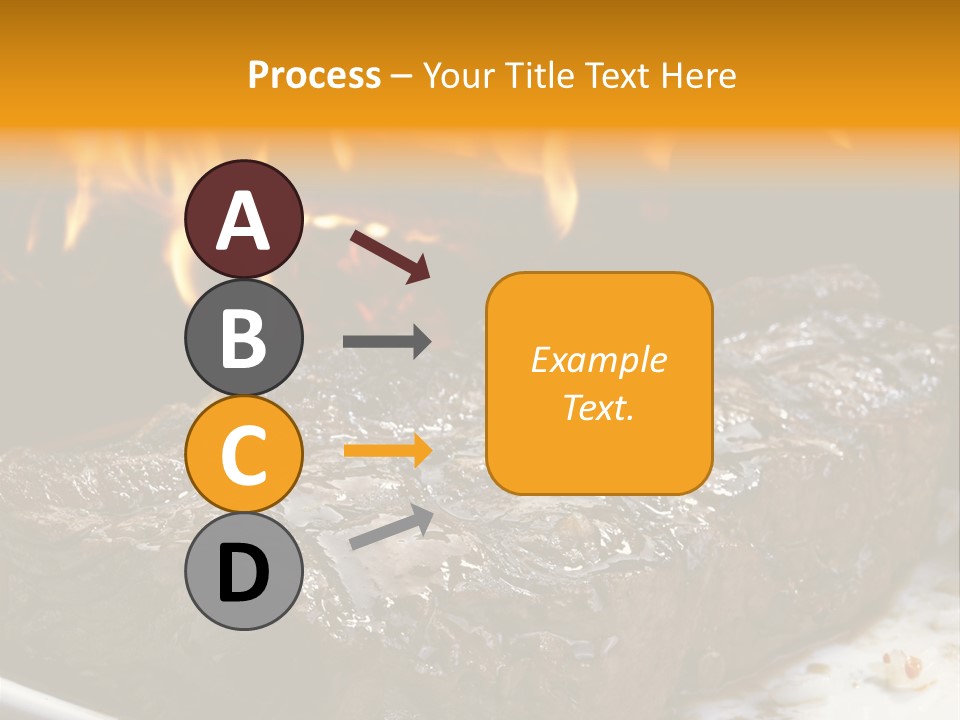 Eat Flame Roast PowerPoint Template