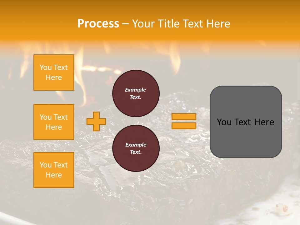 Eat Flame Roast PowerPoint Template