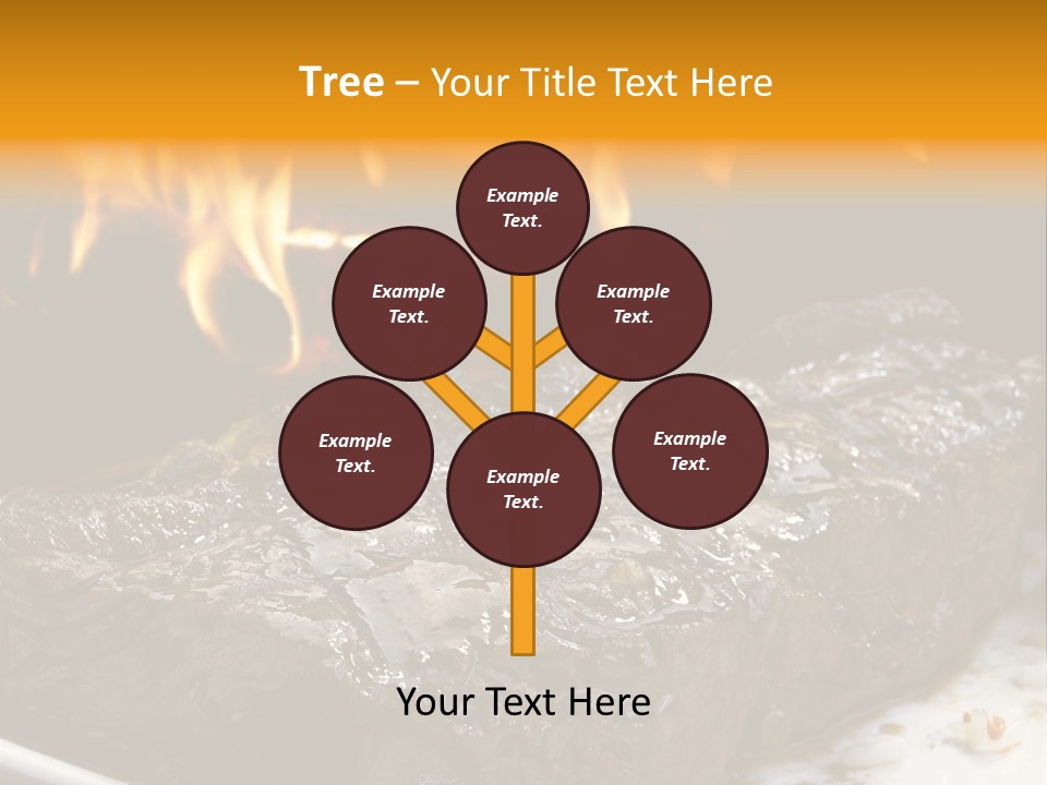 Eat Flame Roast PowerPoint Template