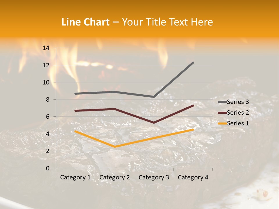 Eat Flame Roast PowerPoint Template