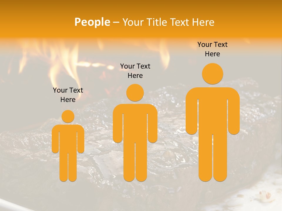 Eat Flame Roast PowerPoint Template
