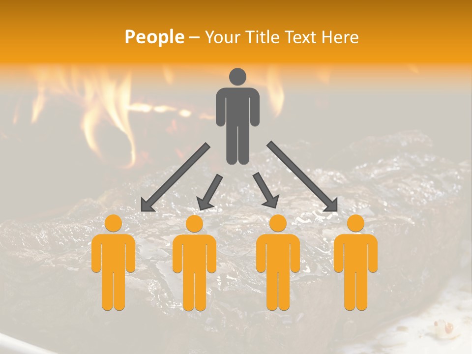 Eat Flame Roast PowerPoint Template
