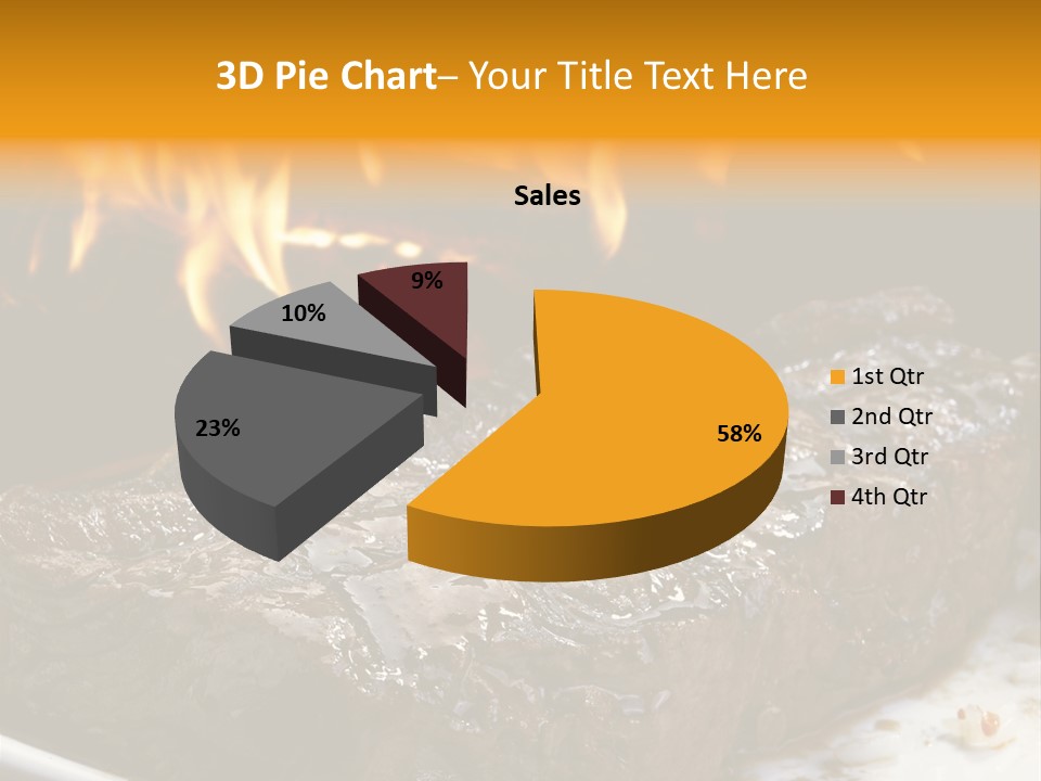 Eat Flame Roast PowerPoint Template