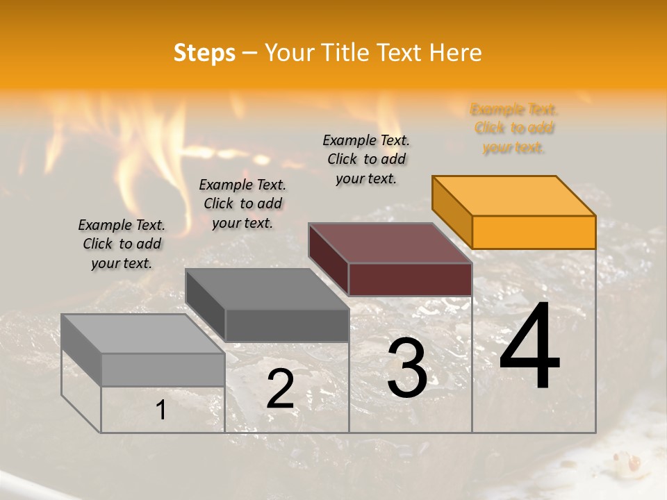 Eat Flame Roast PowerPoint Template