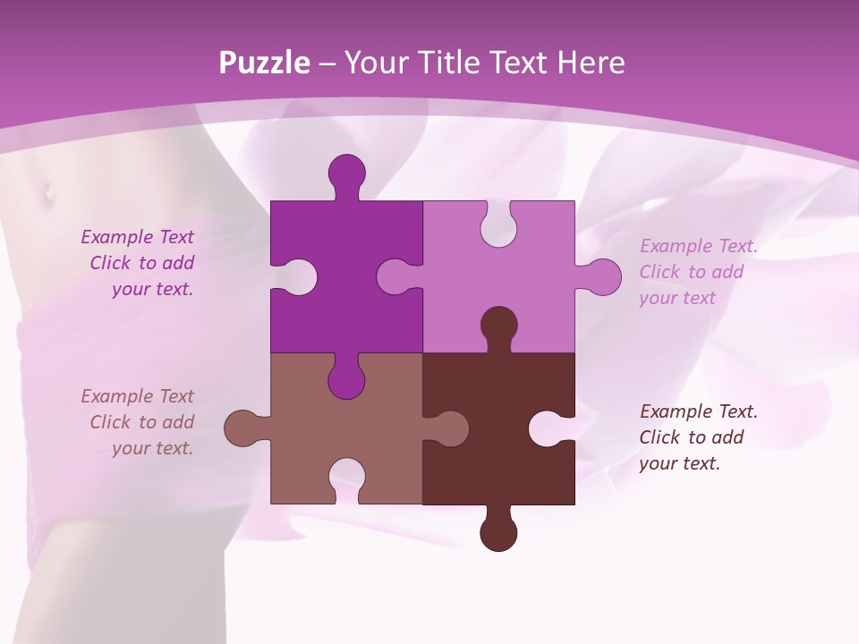 Shape Erotic Girl PowerPoint Template