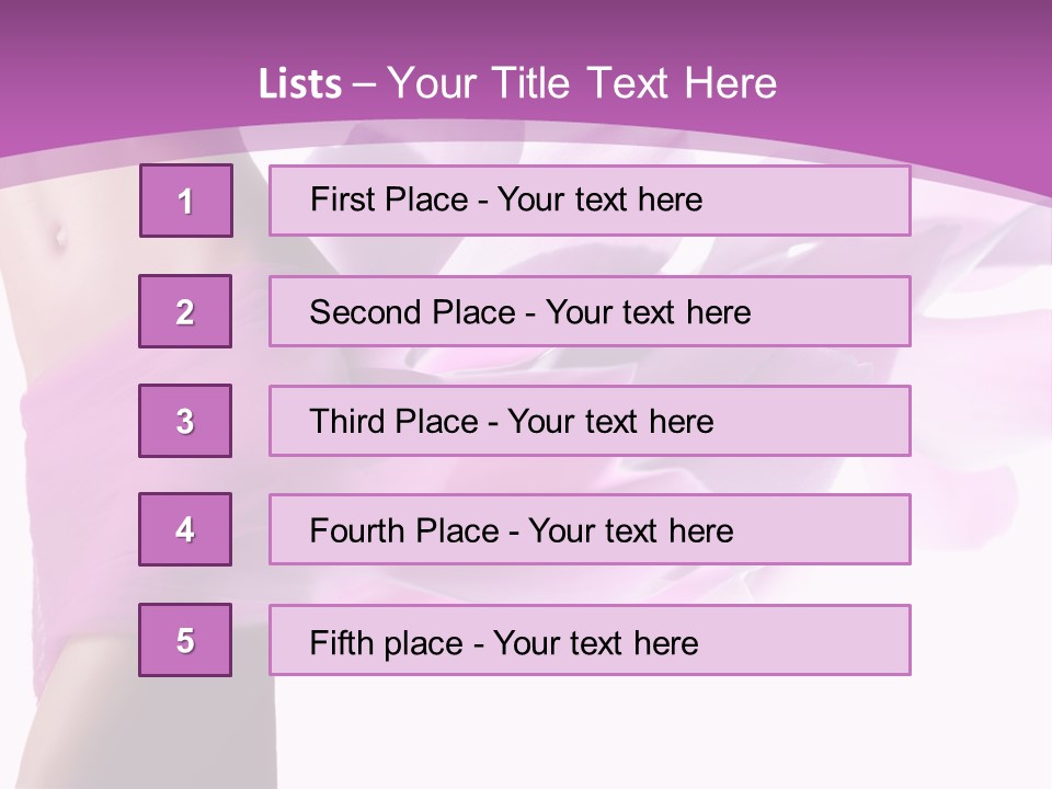 Shape Erotic Girl PowerPoint Template