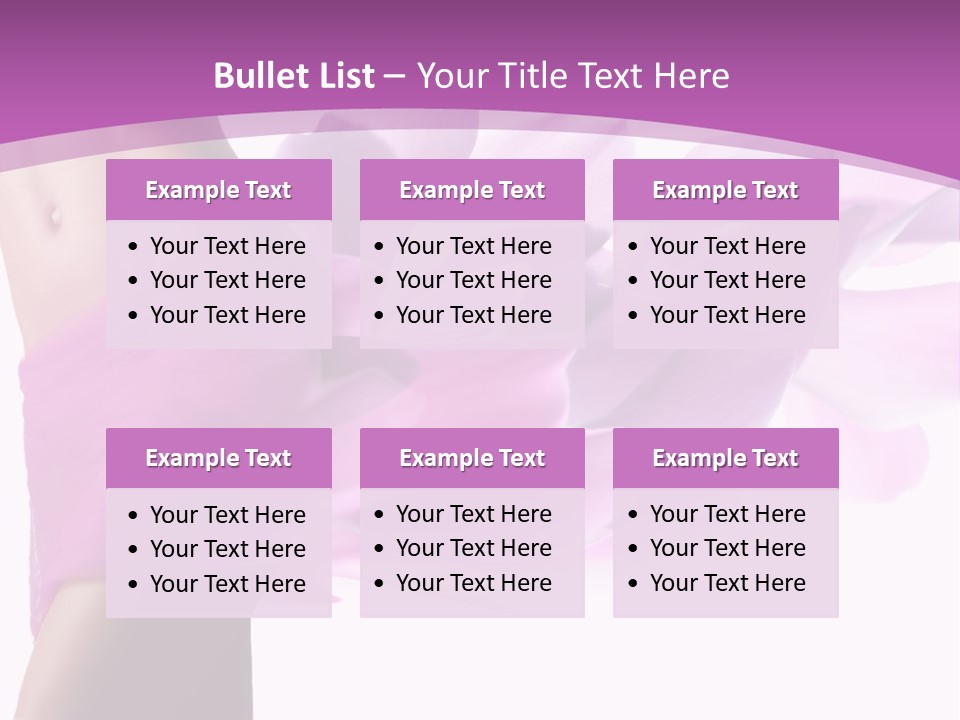 Shape Erotic Girl PowerPoint Template