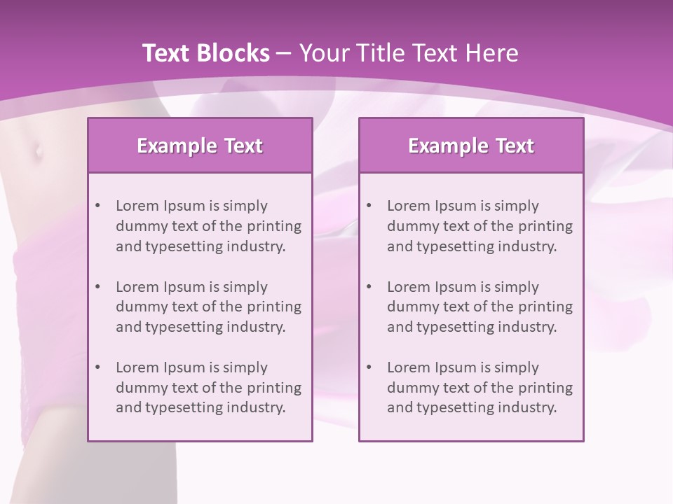 Shape Erotic Girl PowerPoint Template