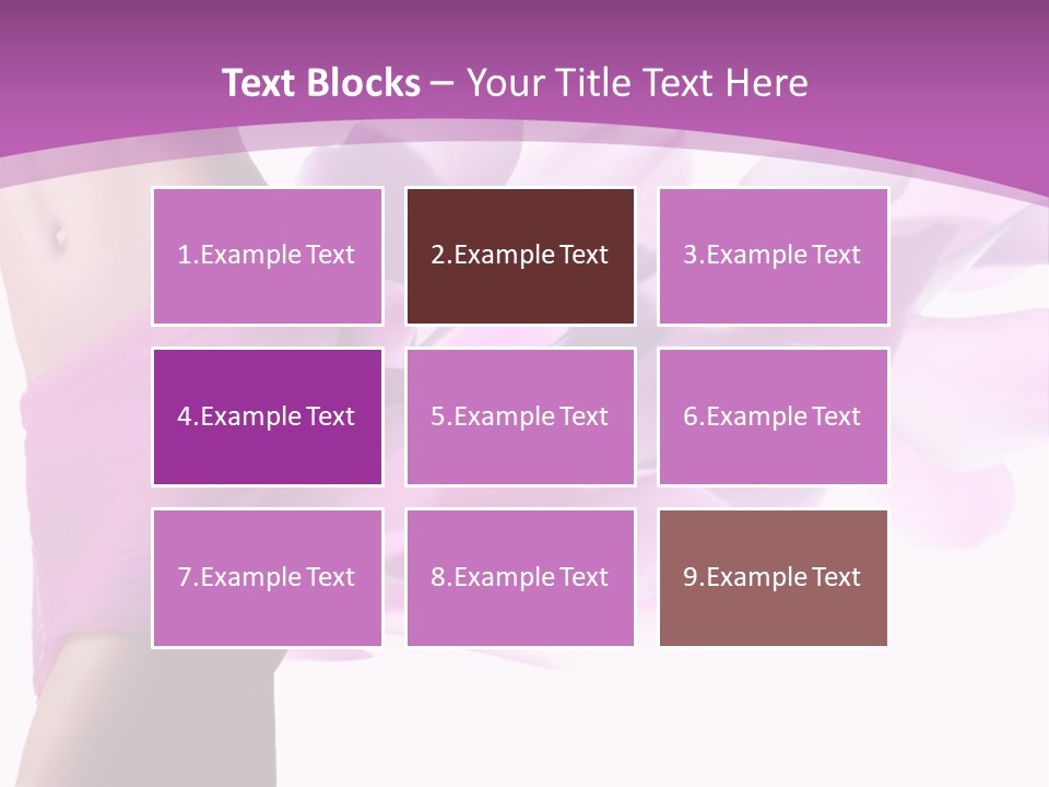 Shape Erotic Girl PowerPoint Template