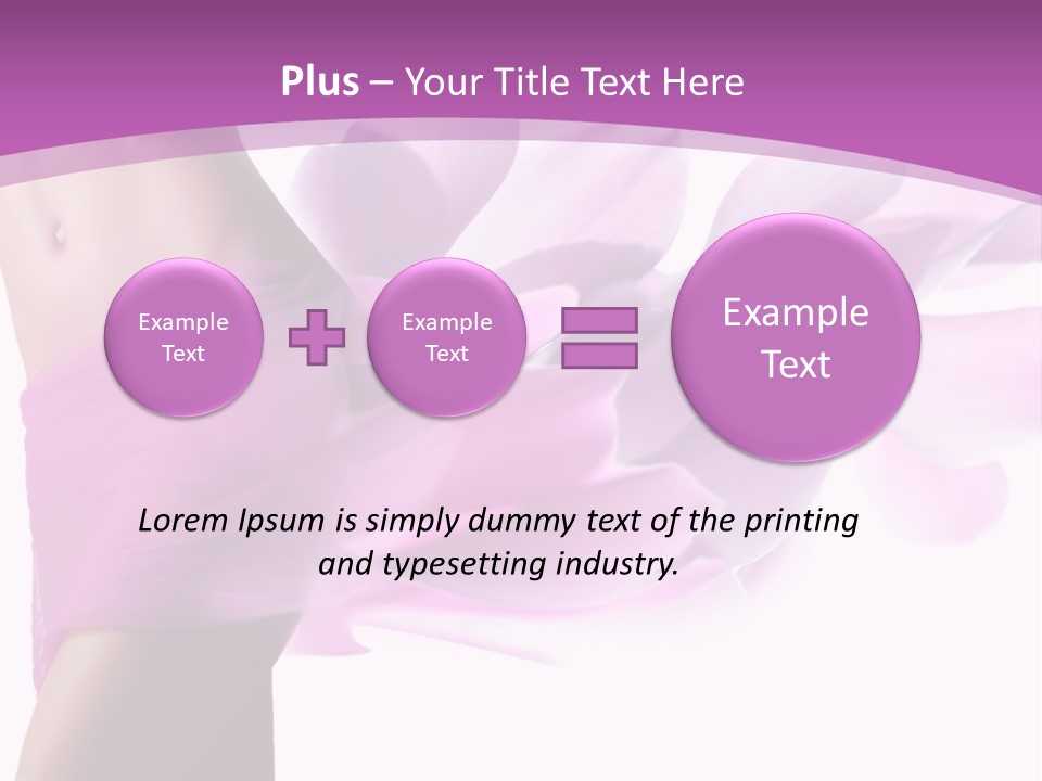 Shape Erotic Girl PowerPoint Template