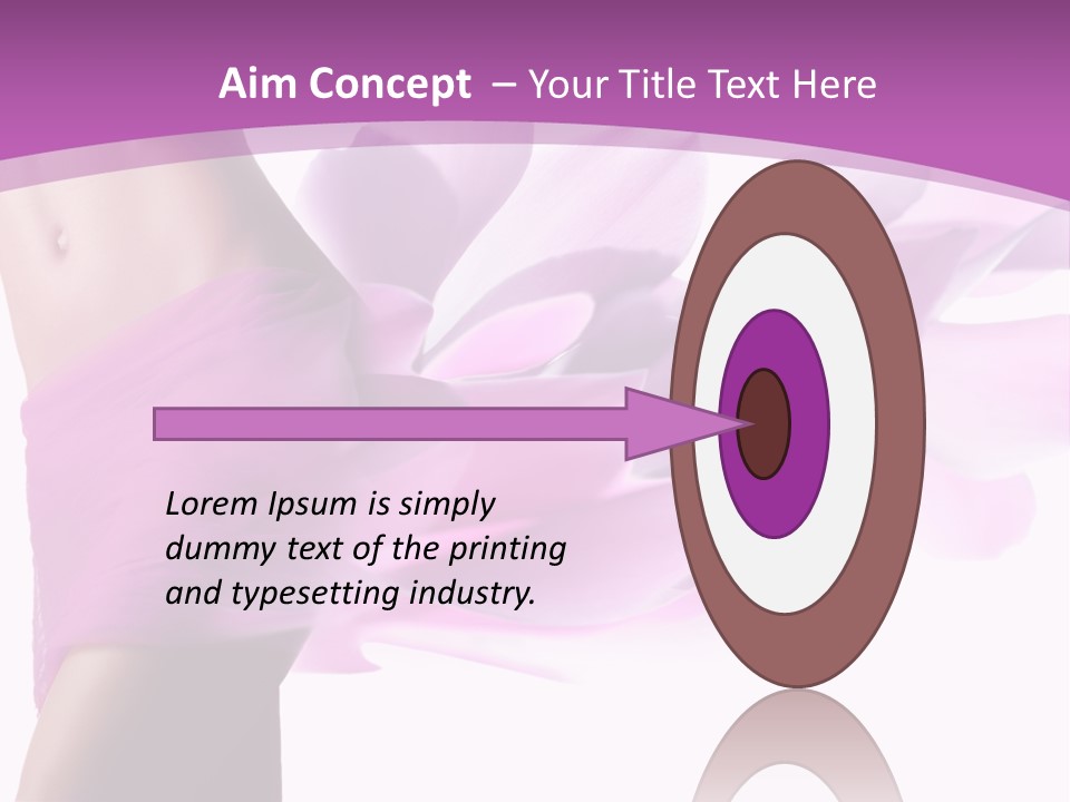 Shape Erotic Girl PowerPoint Template