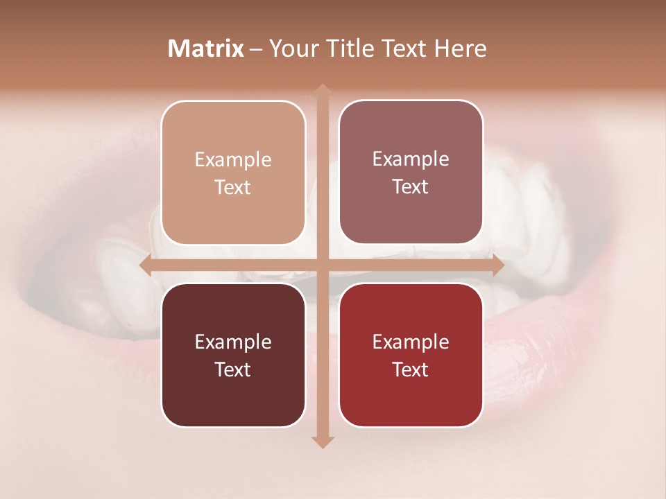 Caucasian Gel Kappa PowerPoint Template