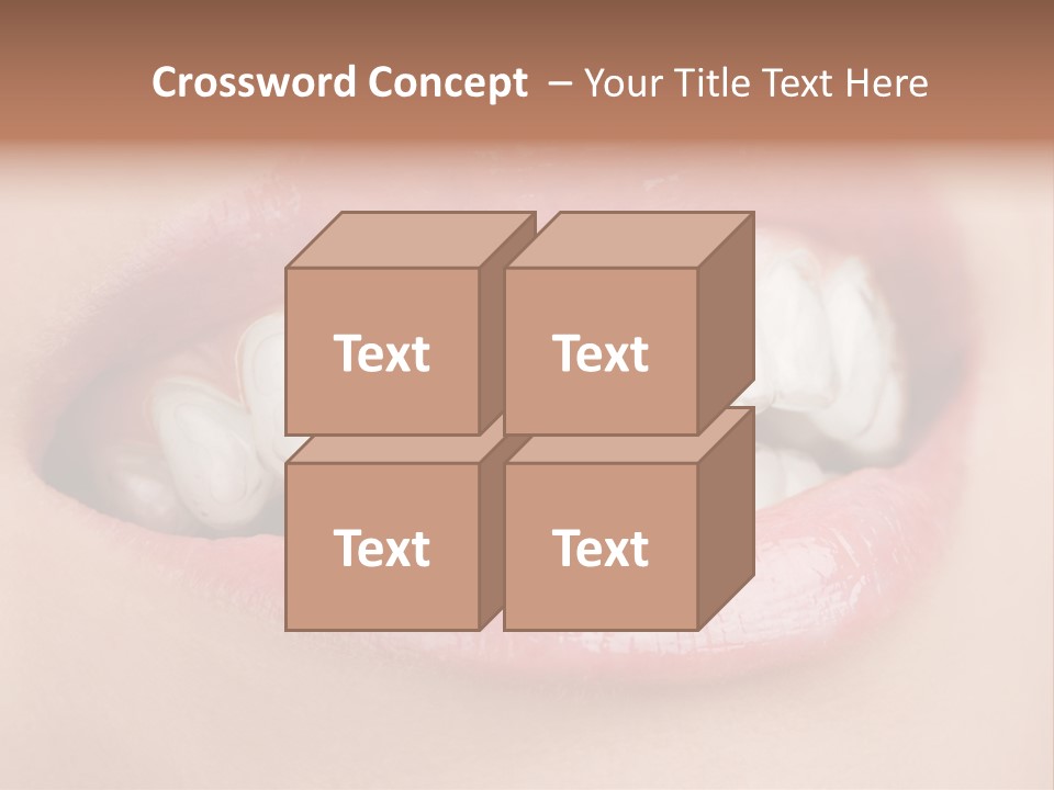 Caucasian Gel Kappa PowerPoint Template