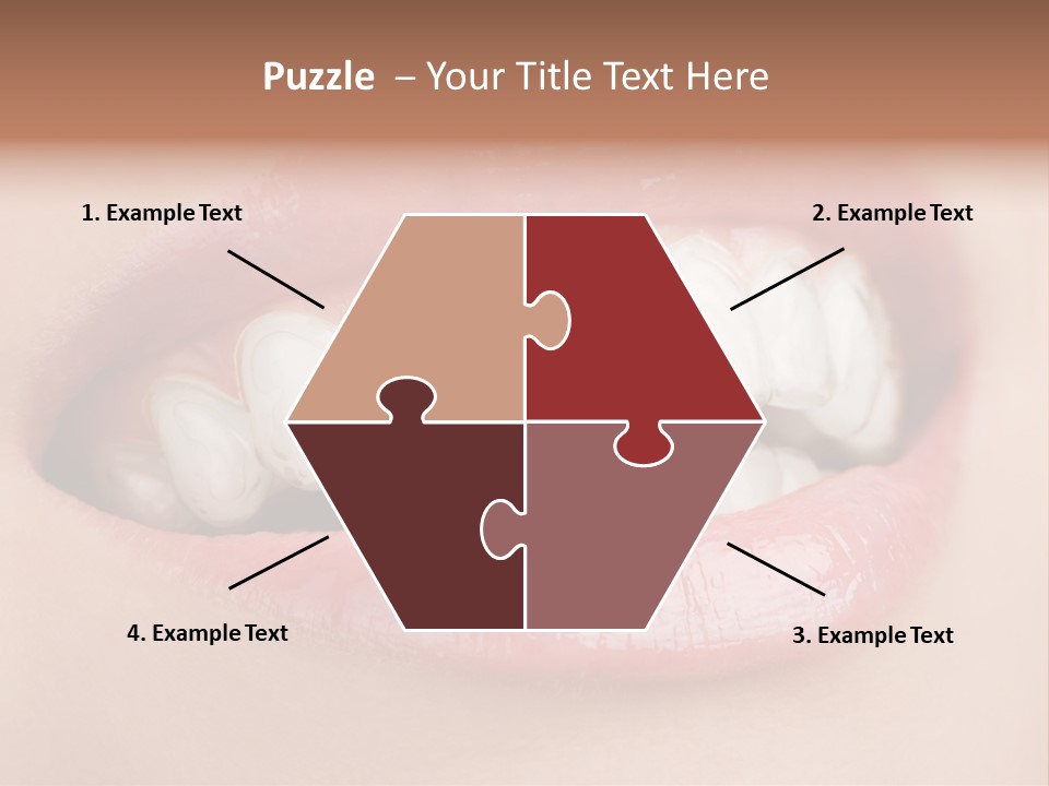 Caucasian Gel Kappa PowerPoint Template