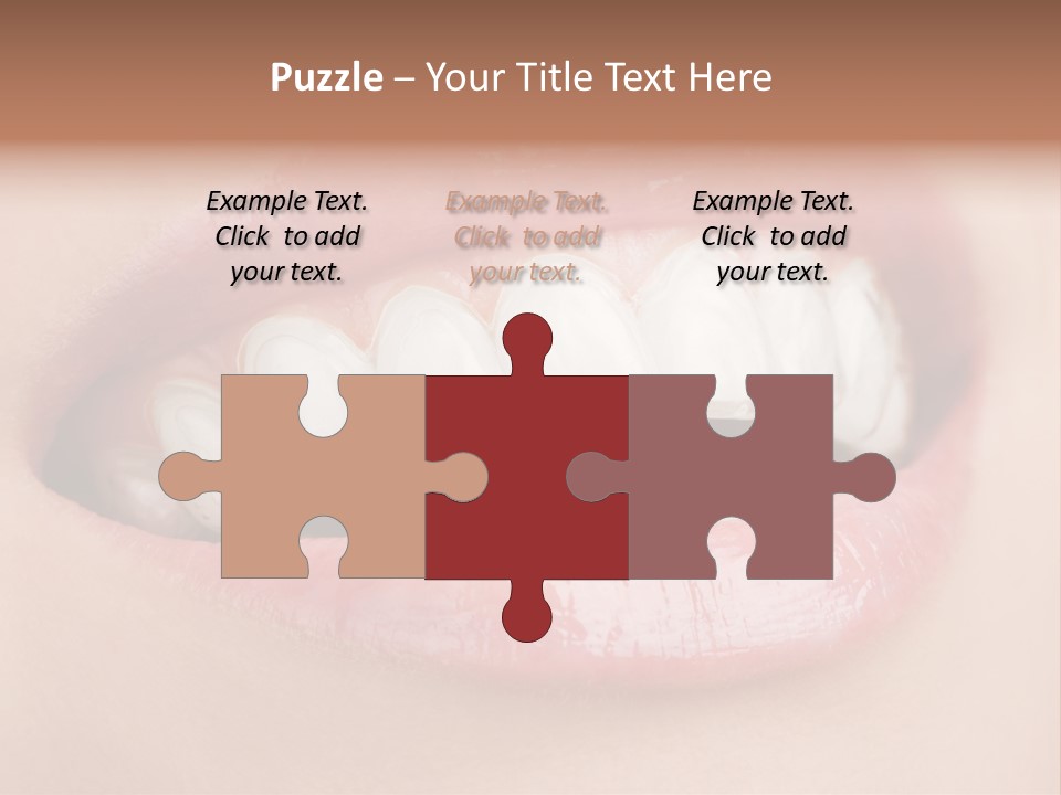 Caucasian Gel Kappa PowerPoint Template