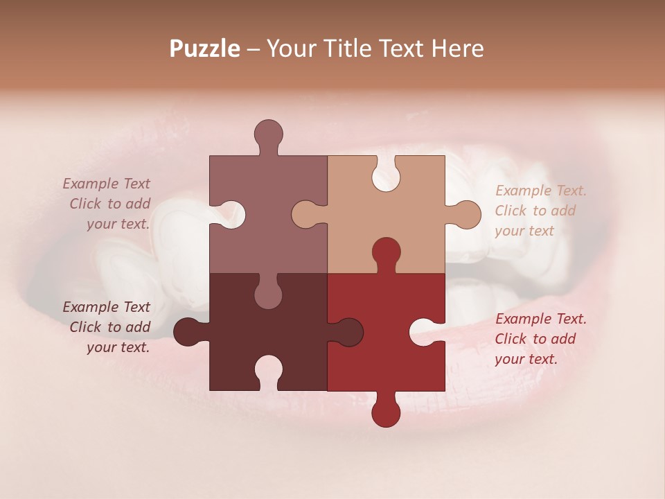 Caucasian Gel Kappa PowerPoint Template