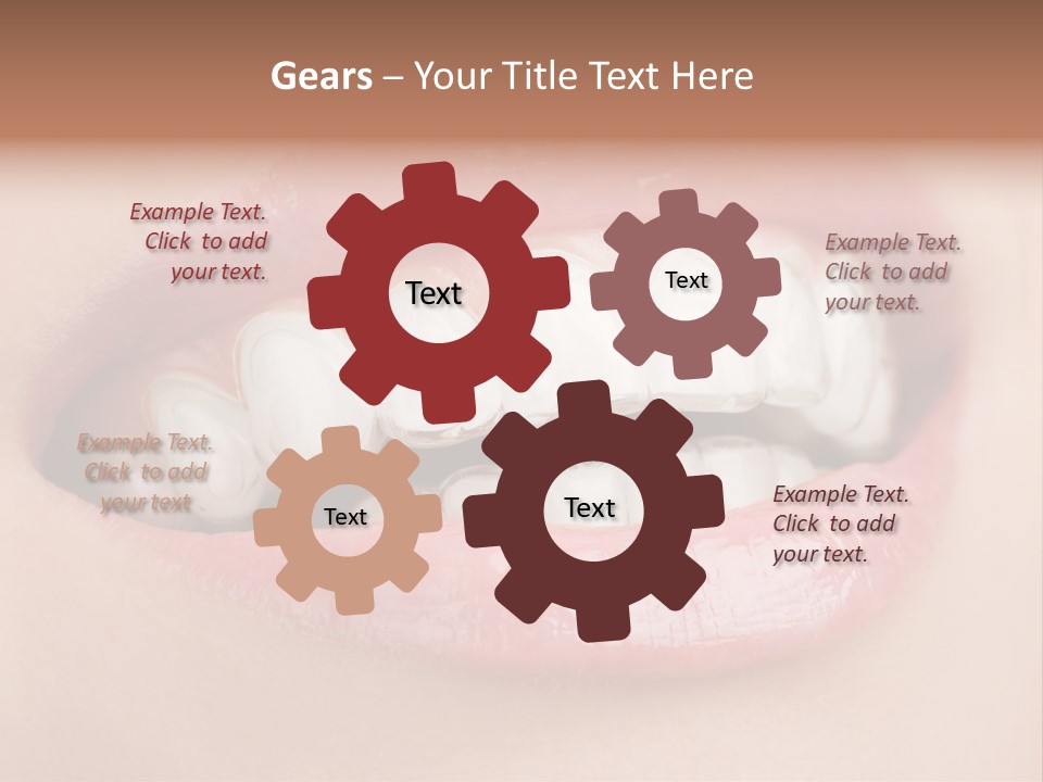 Caucasian Gel Kappa PowerPoint Template