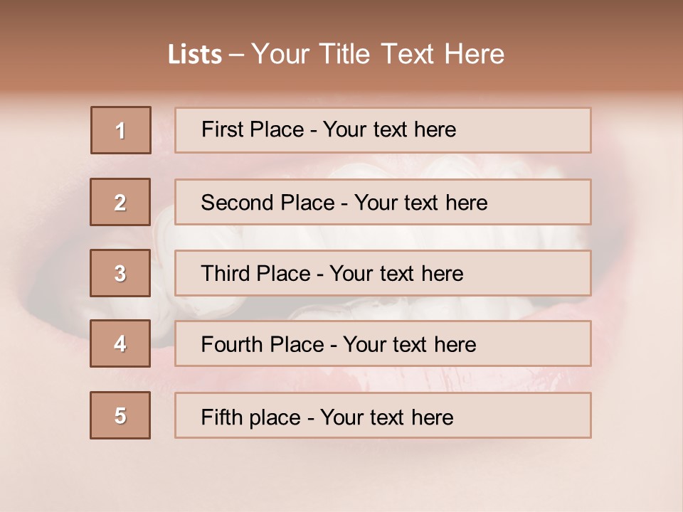 Caucasian Gel Kappa PowerPoint Template