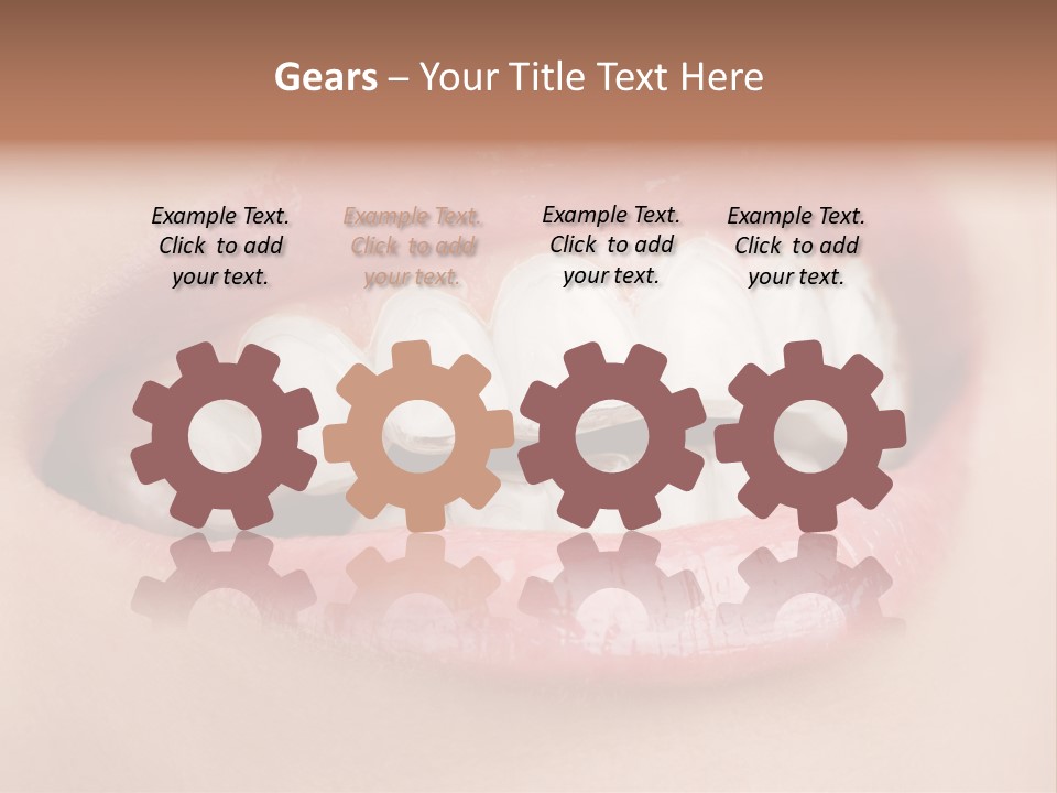 Caucasian Gel Kappa PowerPoint Template