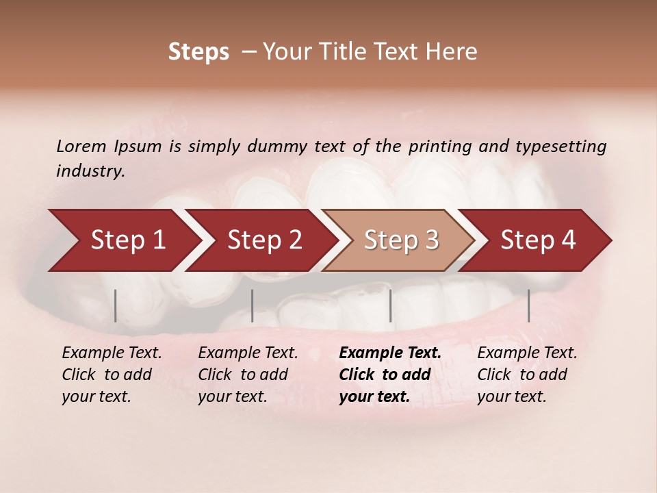 Caucasian Gel Kappa PowerPoint Template