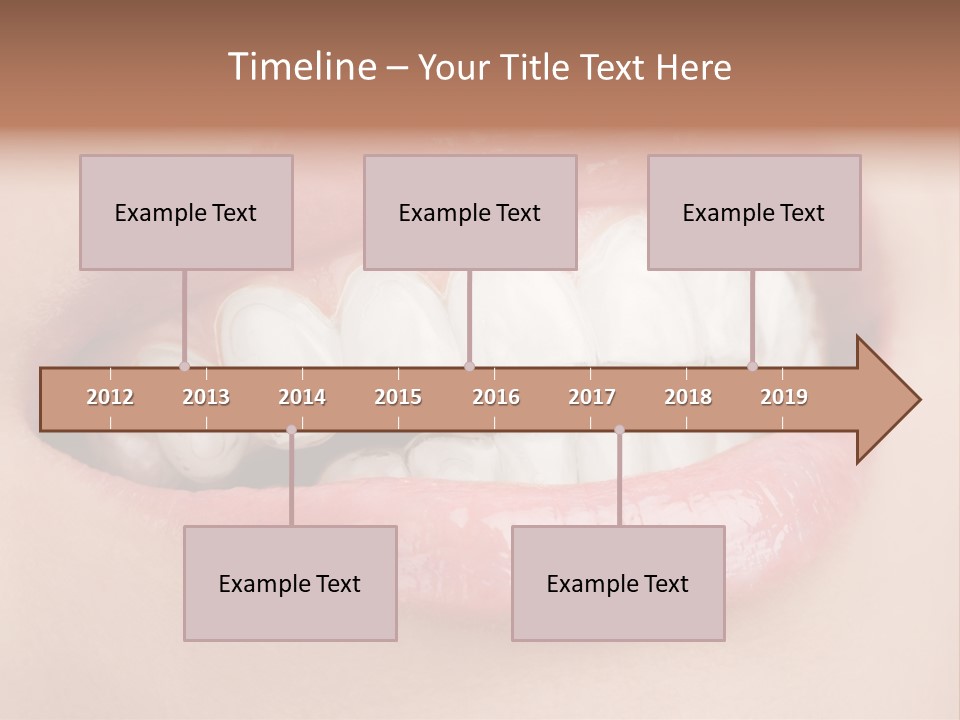 Caucasian Gel Kappa PowerPoint Template