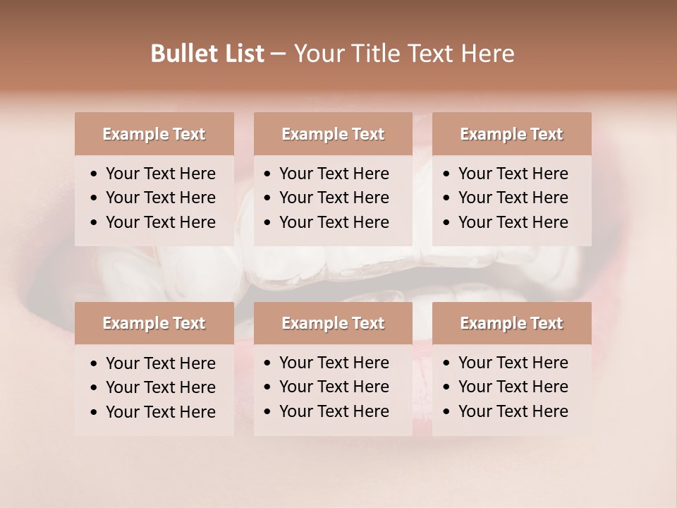 Caucasian Gel Kappa PowerPoint Template