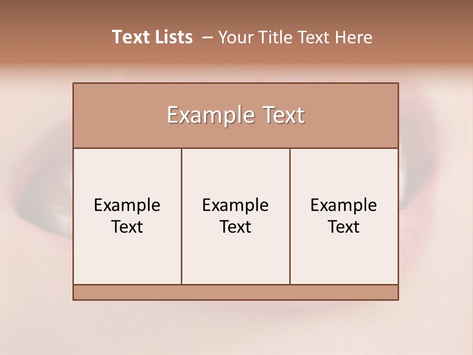 Caucasian Gel Kappa PowerPoint Template
