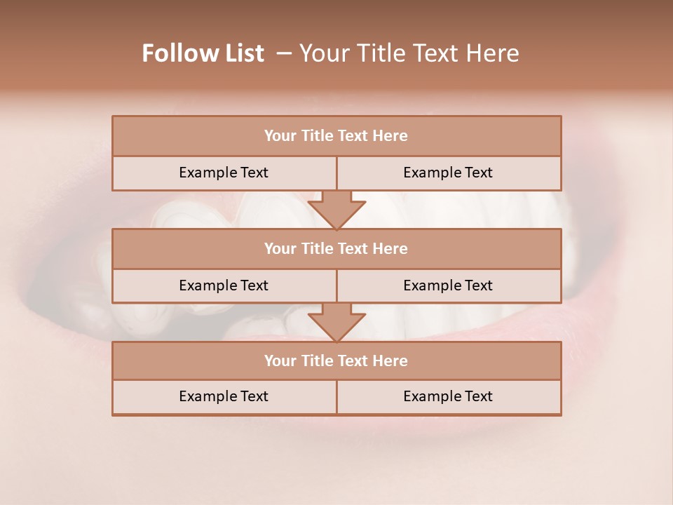 Caucasian Gel Kappa PowerPoint Template