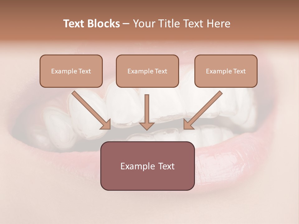 Caucasian Gel Kappa PowerPoint Template