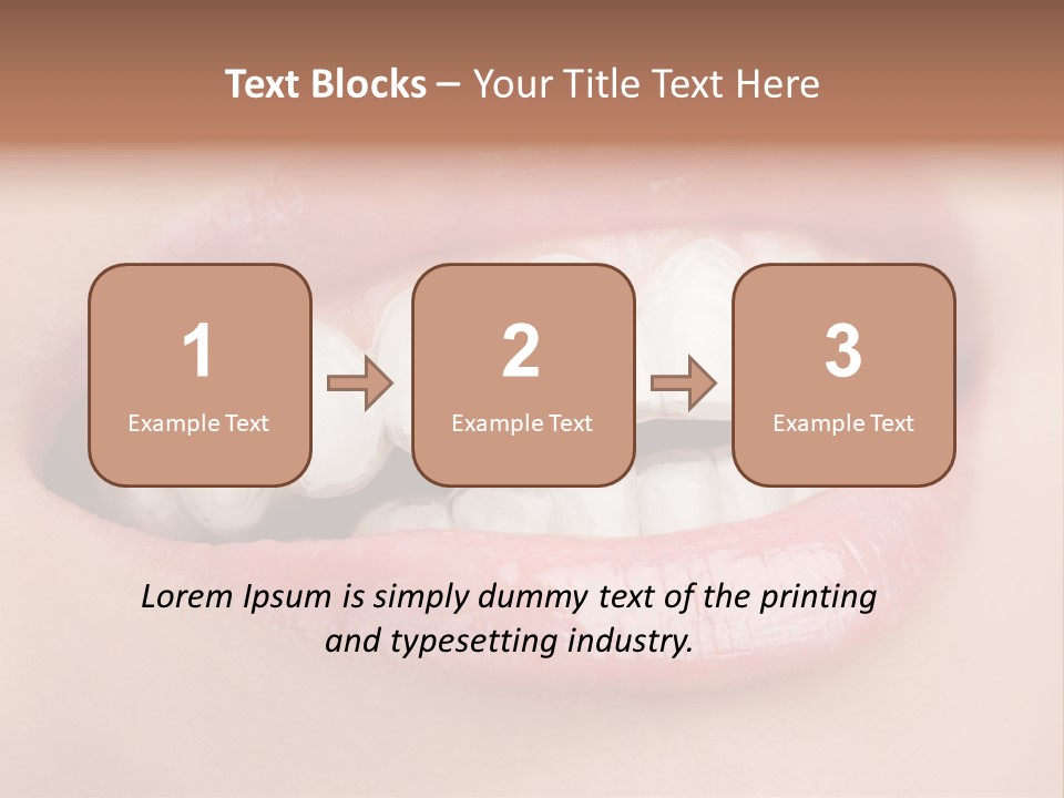 Caucasian Gel Kappa PowerPoint Template