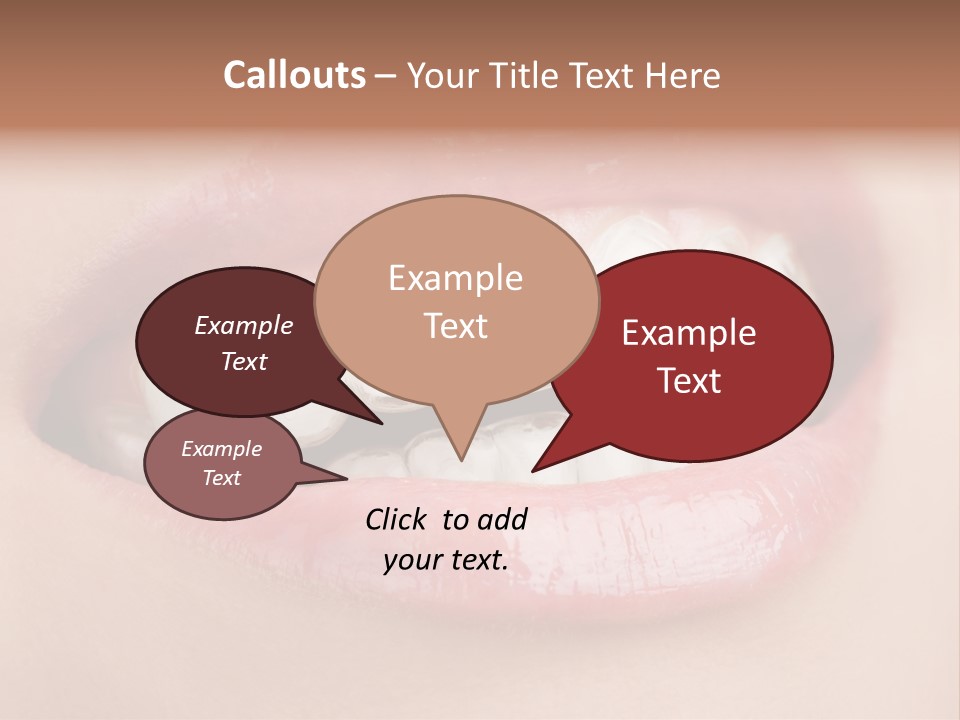 Caucasian Gel Kappa PowerPoint Template