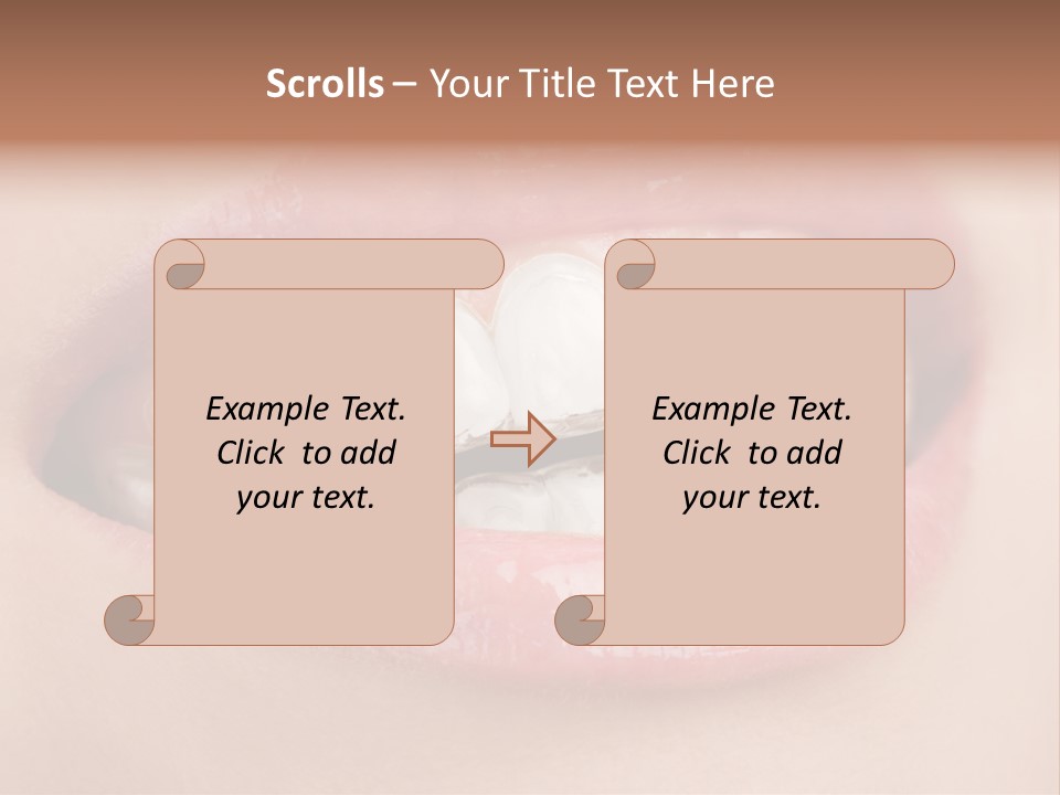 Caucasian Gel Kappa PowerPoint Template