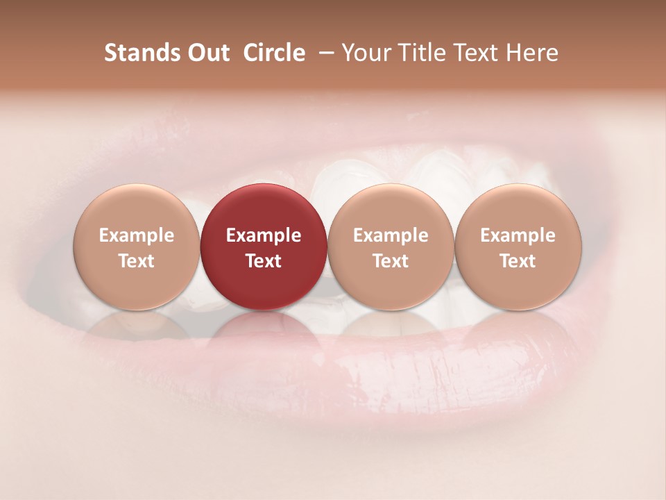 Caucasian Gel Kappa PowerPoint Template