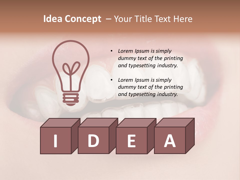 Caucasian Gel Kappa PowerPoint Template