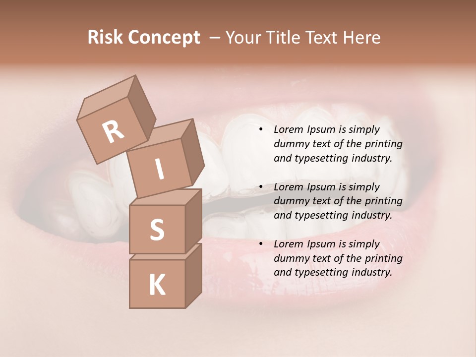 Caucasian Gel Kappa PowerPoint Template